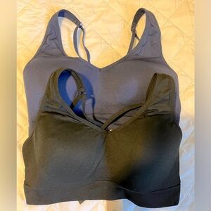 NWT SET OF 2 PINK Victoria’s Secret Seamless Air Strappy Sports Bras size M
